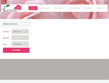 Tablet Screenshot of hotellascamelias.com